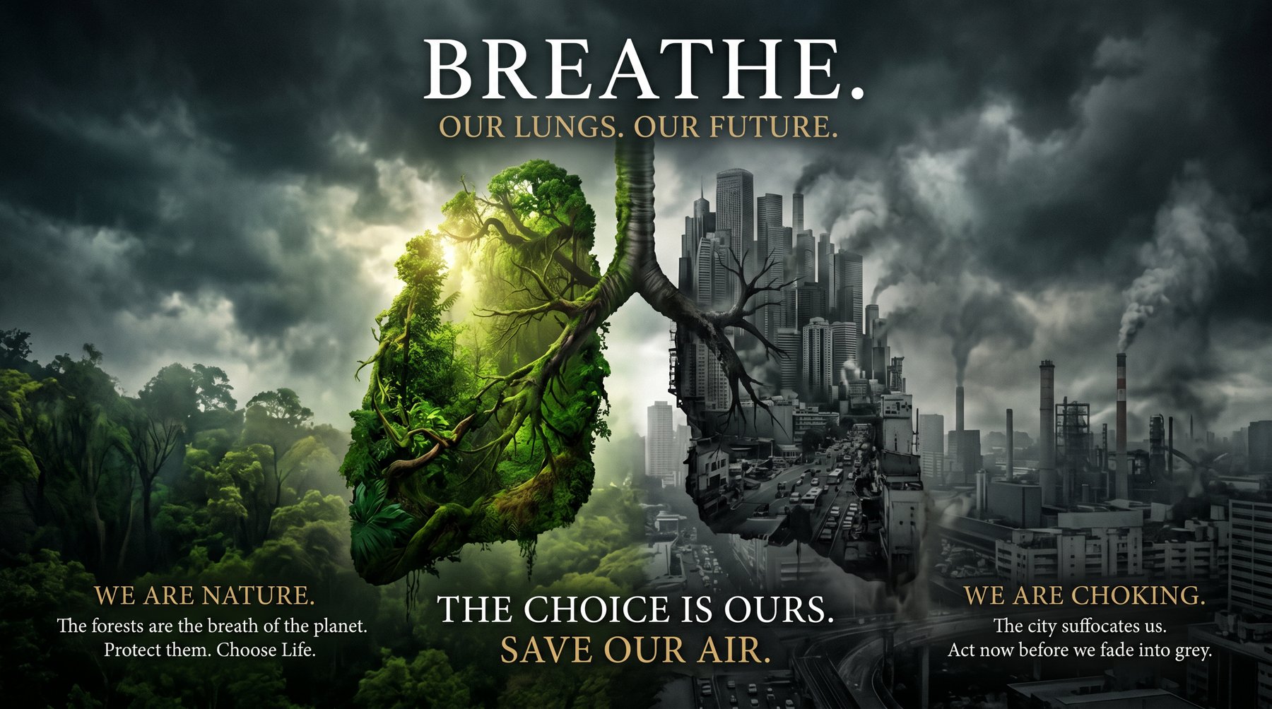 Plakat główny — The Choice Is Ours, Save Our Air